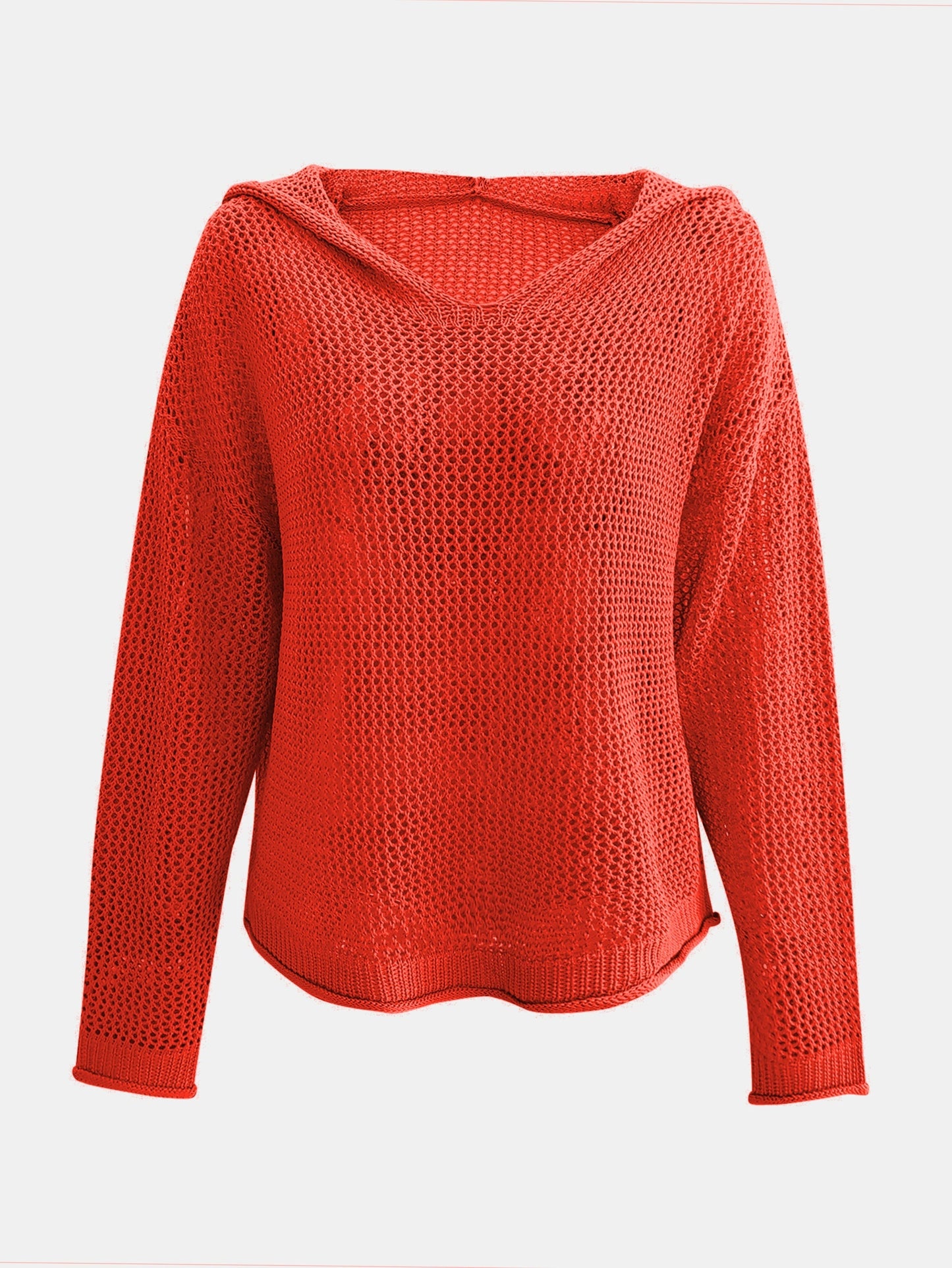 Lumachic Mesh Knit Hoodie