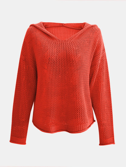 Lumachic Mesh Knit Hoodie