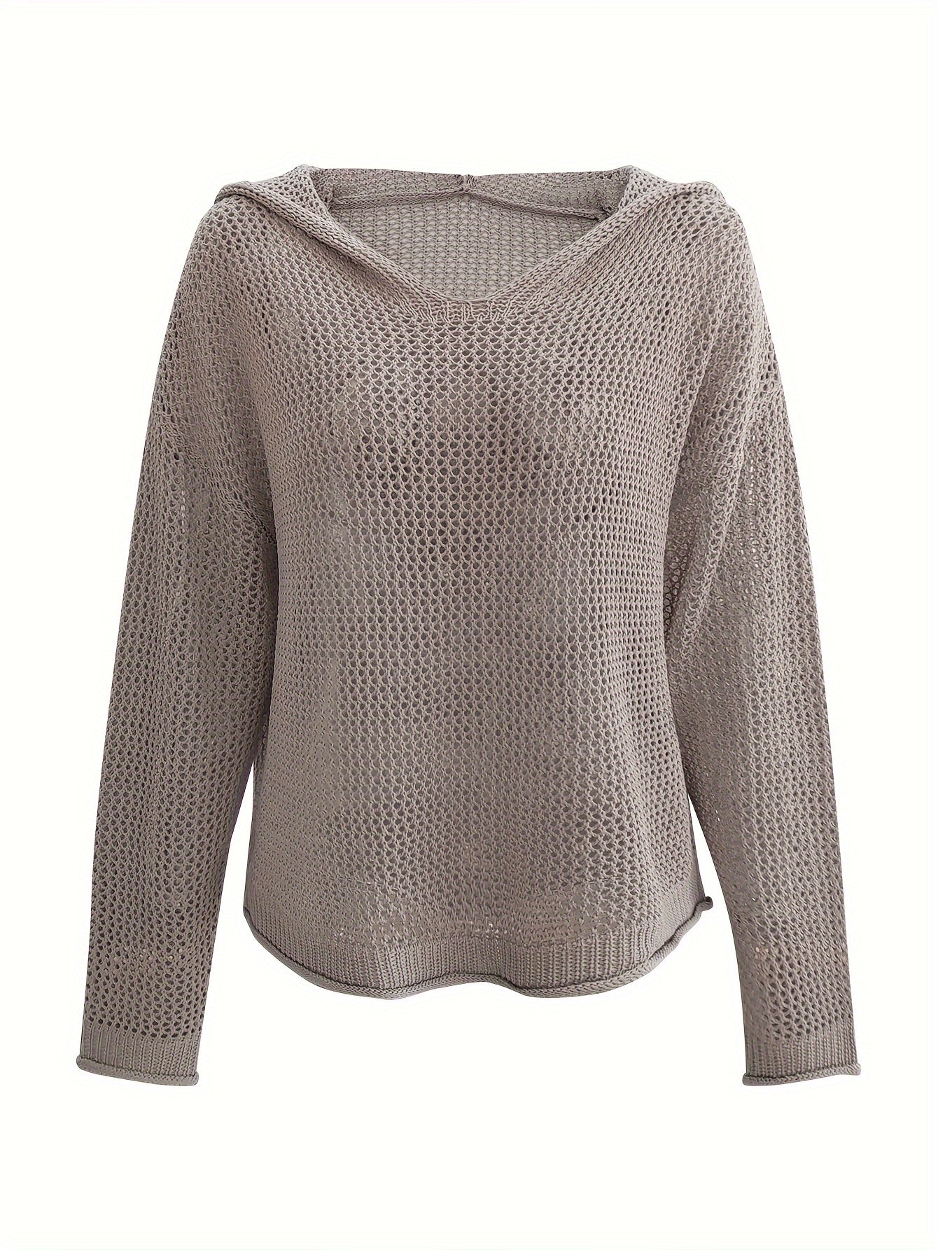 Lumachic Mesh Knit Hoodie