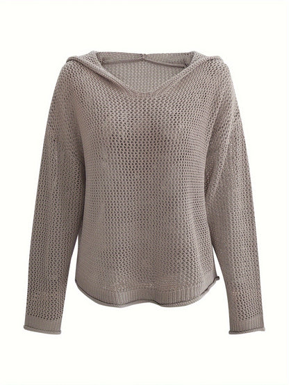 Lumachic Mesh Knit Hoodie