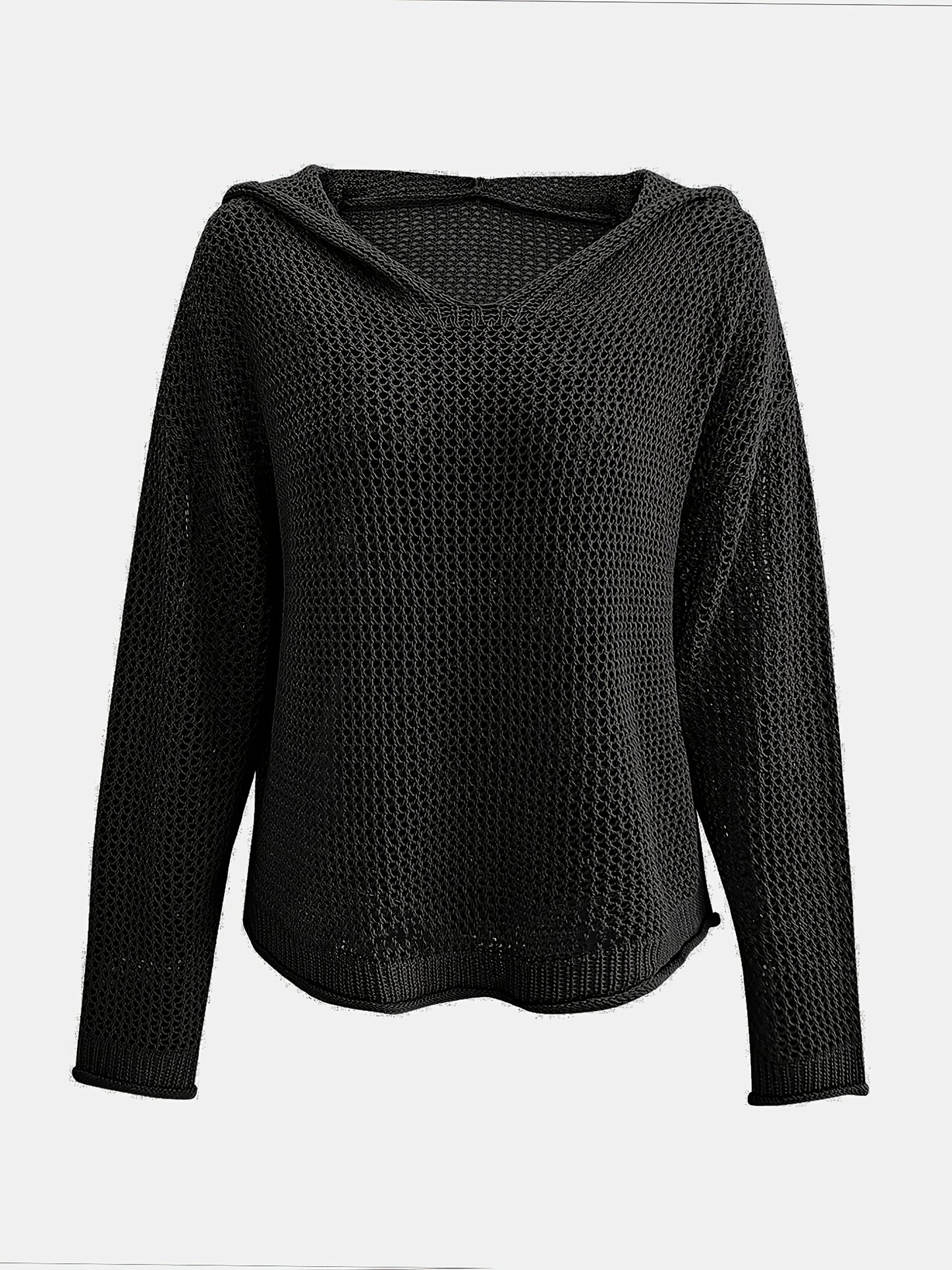 Lumachic Mesh Knit Hoodie