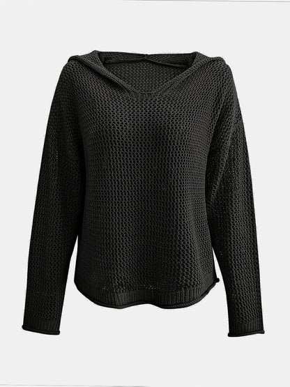 Lumachic Mesh Knit Hoodie