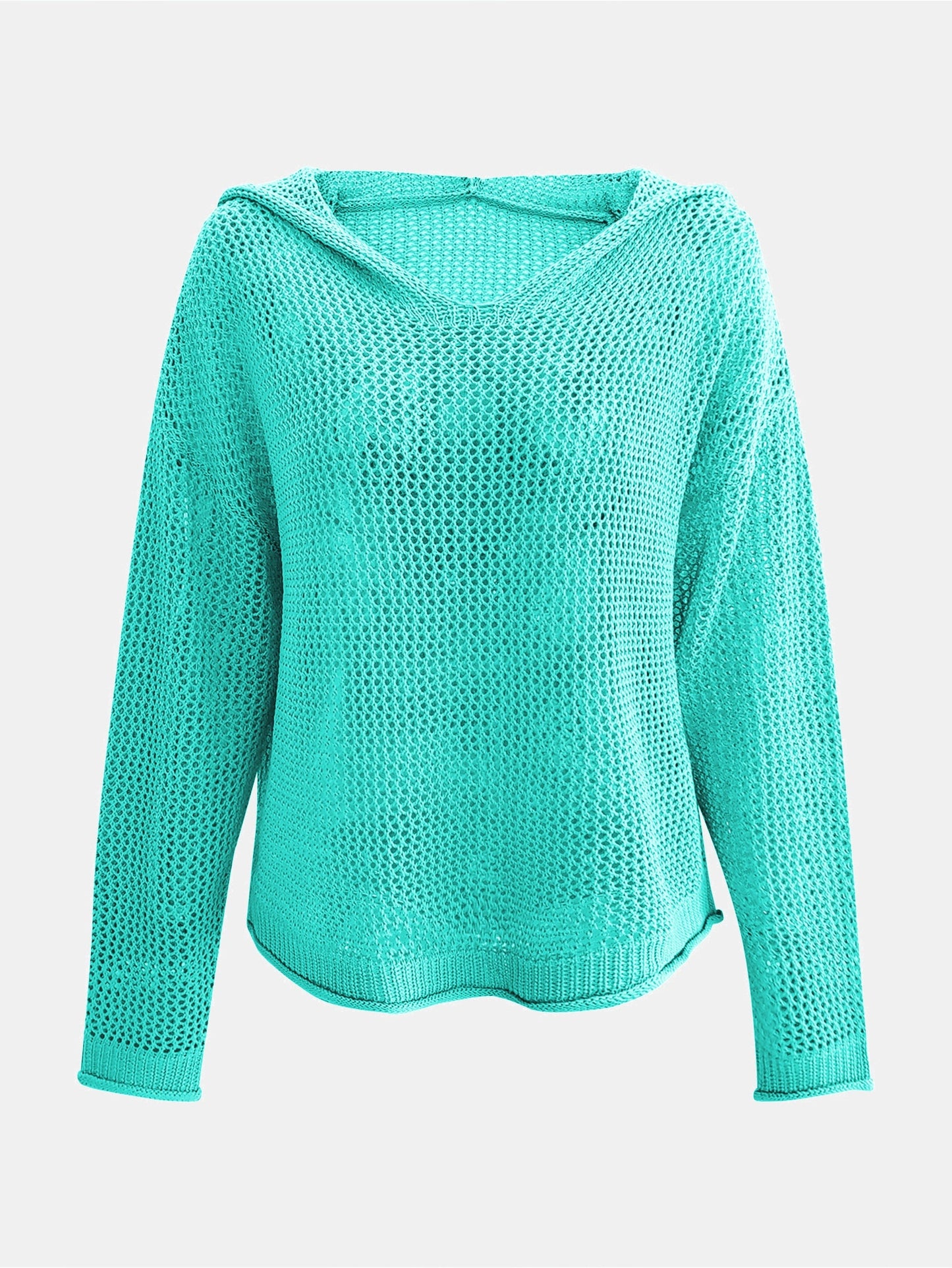 Lumachic Mesh Knit Hoodie