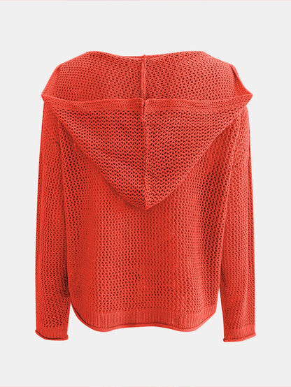 Lumachic Mesh Knit Hoodie