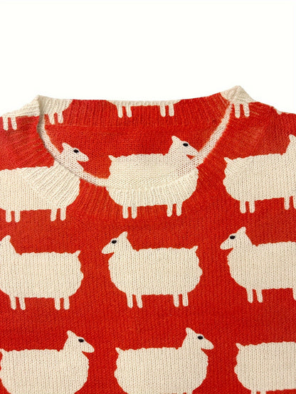 Lumachic-Black Sheep Statement Sweater 🐑