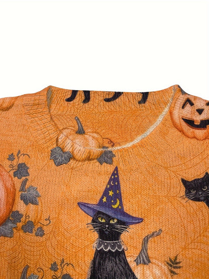 Lumachic Pumpkin Prowl Knit Sweater 🎃