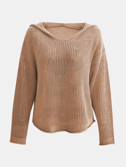 Lumachic Mesh Knit Hoodie