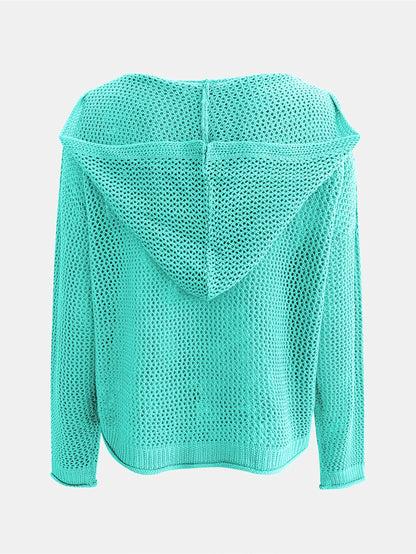 Lumachic Mesh Knit Hoodie
