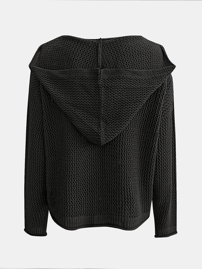 Lumachic Mesh Knit Hoodie